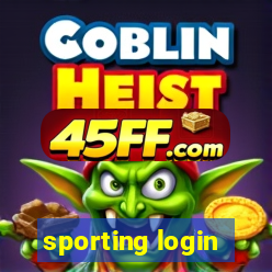 sporting login